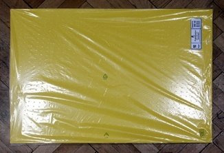 Картон плакатный 48*68см 400г/м желтый, WEROLA