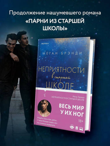 Комплект из двух книг Меган Брэнди: Неприятности в старшей школе + Парни из старшей школы (комплект из 2 книг)