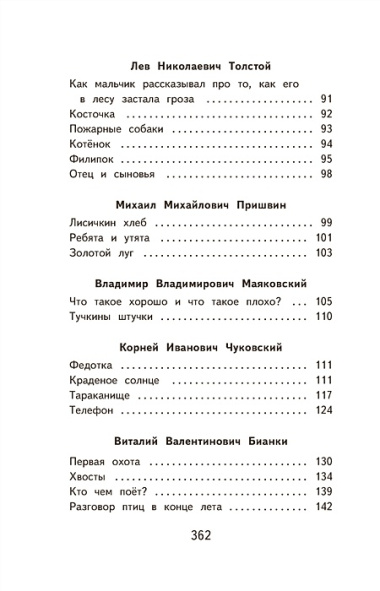 Хрестоматия для начальной школы. 1 и 2 классы