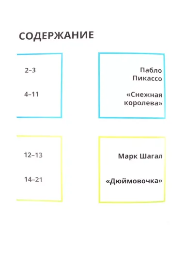 Сказки в стиле великих художников. Чаcть III: "Красная шапочка" в стиле поп-арт. "Дюймовочка" в стиле Марка Шагала. "Снежная королева" в стиле Пабло Пикассо