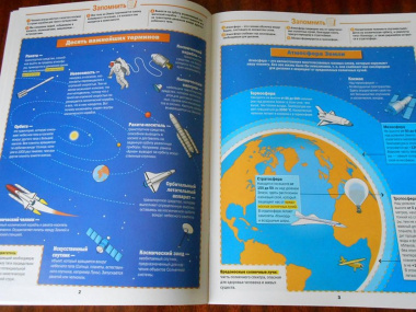 Освоение космоса : самая наглядная детская энциклопедия + 30 наклеек и викторина