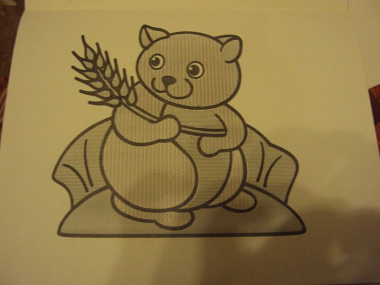 Водная раскраска "Медвежонок и мед". 16 страниц 8 иллюстраций. Обложка УФ-лак