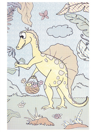 Динозавры. Водная Maxi-раскраска