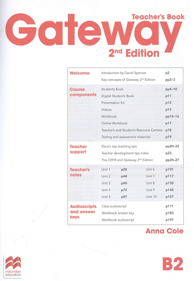 Gateway 2nd Edition. B2. Teachers Book Premium Pack + Online Code
