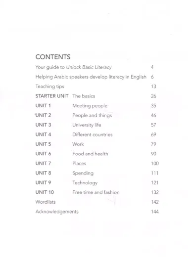 Unlock. Basic Literacy. Teacher s Book. English Profile Pre A1