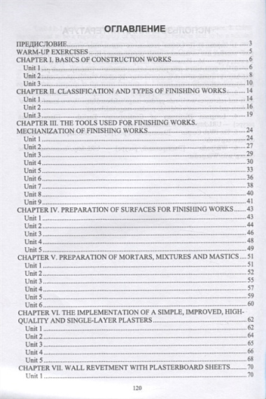 Английский язык для строительных специальностей. Technologies of finishing works