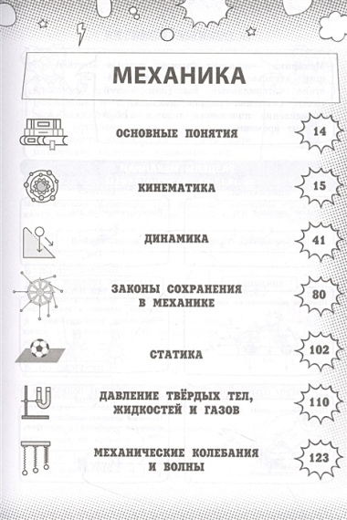 Большой наглядный справочник школьника. Физика