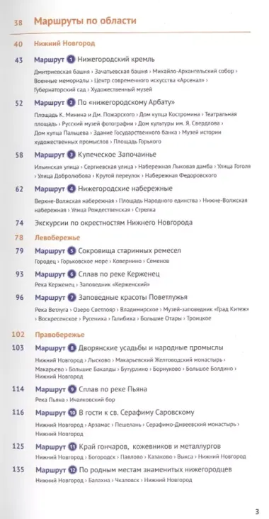 Нижегородская область. Путеводитель. 12 маршрутов, 7 карт