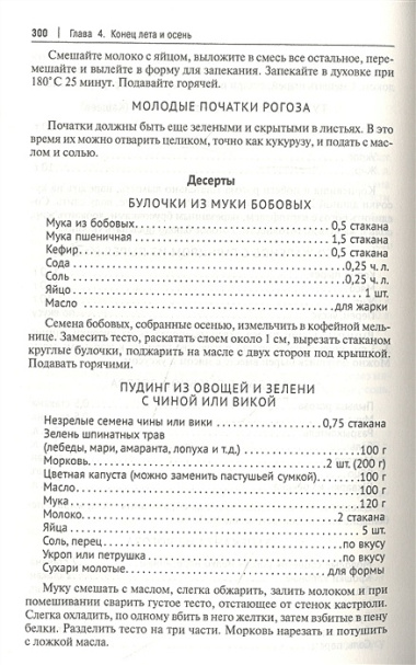 Кухня Робинзона. Рецепты блюд из дикорастущих и декоративных растений