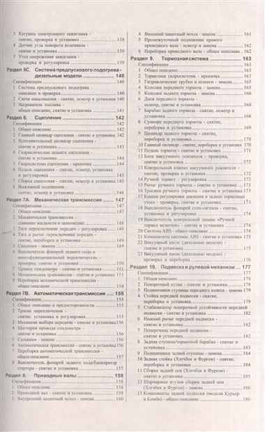 Руководство по ремонту и эксплуатации Ford Fiesta. Выпуск с 1989 г. Бензин, дизель