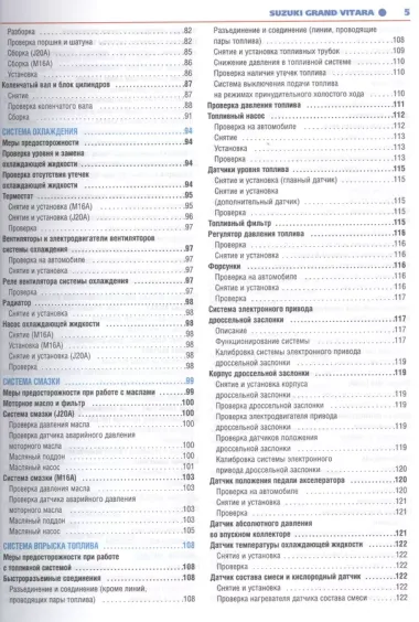 Suzuki Grand Vitara: Руководство по эксплуатации, техническому обслуживанию и ремонту. Вып. с 2005 г.