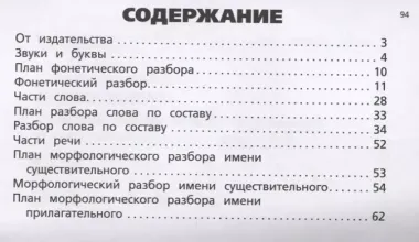 Русский язык. Все виды разбора: фонетический, морфологический, по составу, разбор предложения