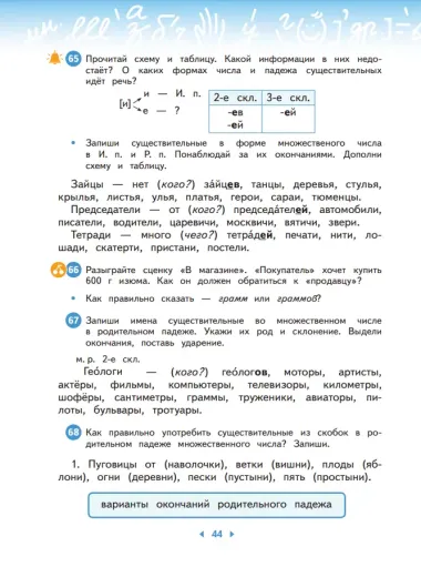 Русский язык. 4 класс. Учебное пособие. В двух частях. Часть 2