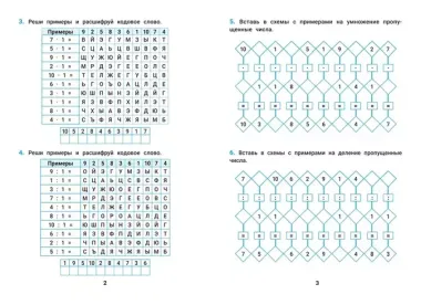 Таблица умножения. Тренировка навыков счета.  1-4 классы