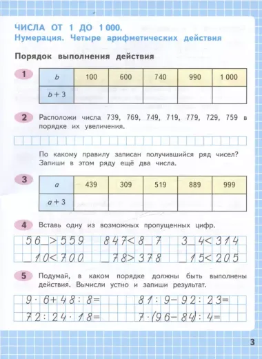 Математика. 4 класс. Рабочая тетрадь. В двух частях. Часть 1