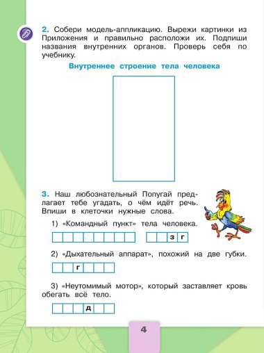 Окружающий мир. 2 класс. Рабочая тетрадь. В 2-х частях. Часть 2