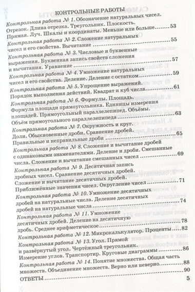 Контрольные и самостоятельные работы по математике. 5 класс. К учебнику Н.Я. Виленкина и др. "Математика. 5 класс. В двух частях" (М.: Мнемозина)