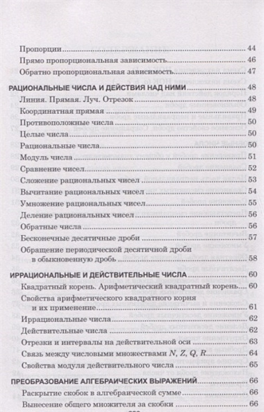 Алгебра Весь школьный курс в таблицах