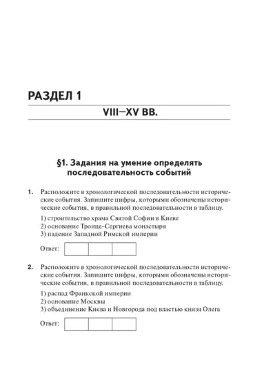 История. ЕГЭ-2024. Тематический тренинг. Все типы заданий