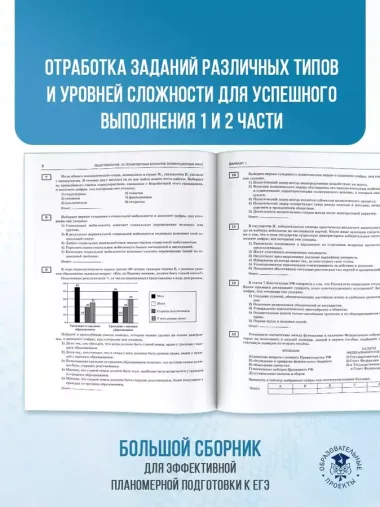 ЕГЭ-2025. Обществознание. 50 тренировочных вариантов экзаменационных работ для подготовки к ЕГЭ