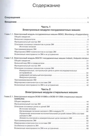 Электронные модули современных посудомоечных и стиральных машин. Выпуск № 159