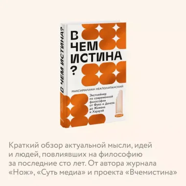 В чем истина? Эксплейнер по современной философии от Фуко и Делеза до Жижека и Харауэй