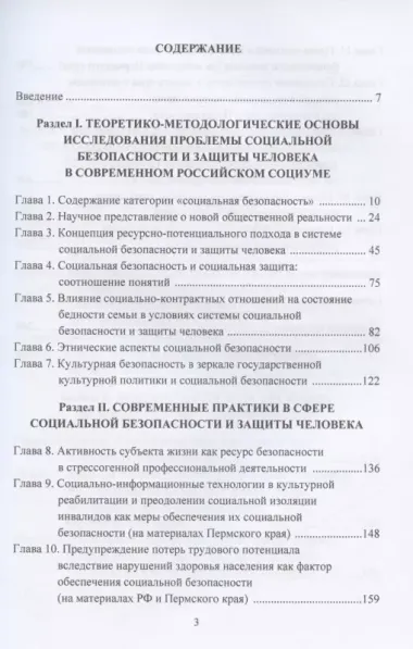 Социальная безопасность и защита человека в современном российском социуме. Монография