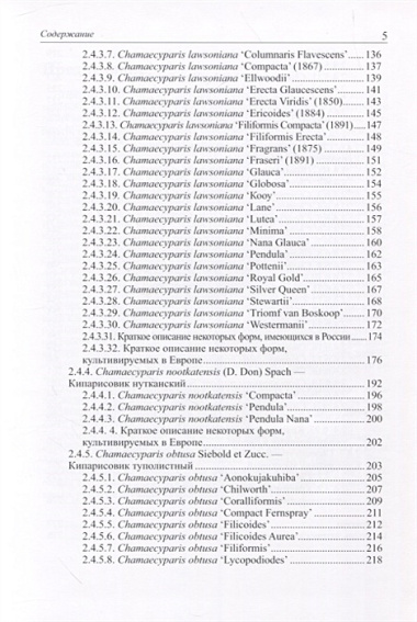 Виды и формы хвойных, культивируемые в России. Часть 3.