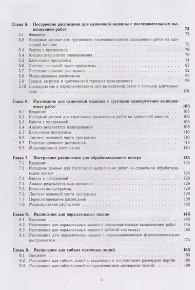 Динамические расписания для гибких производств. 12 компьютерных программ