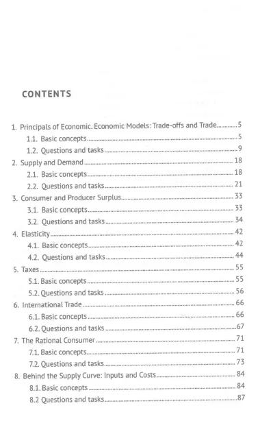 Microeconomics. Coursebook / Микроэкономика. Учебно-методическое пособие на английском языке