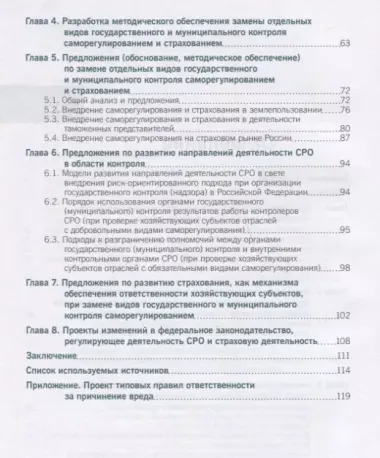 Анализ перспектив замены отдельных видов государственного и муниципального контроля саморегулировани