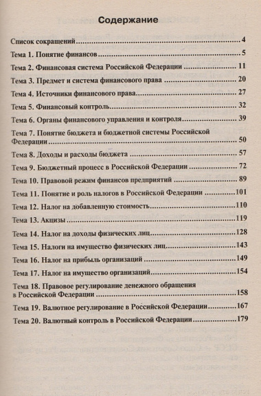 Финансовое право 4-е изд. конспект лекций