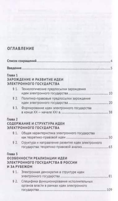 Формирование идеи электронного государства и особенности ее реализации в России и зарубежных странах. Монография