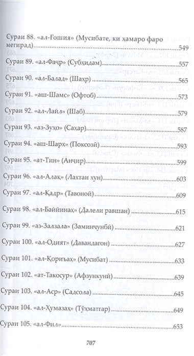 Священный Коран смыслы на Таджикском языке. Том-5