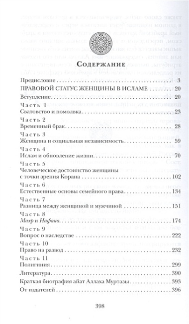 Правовой статус женщины в Исламе / 2-е изд., испр.