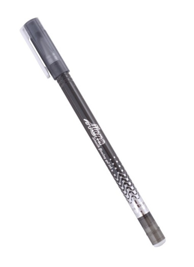 Ручка гелевая черная "ALONA" 0,5 мм, FLEXOFFICE