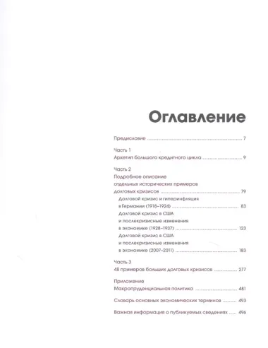 Большие долговые кризисы. Принципы преодоления