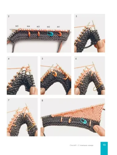 Вязание укороченными рядами. Способы, приемы, техники + коллекция узоров в технике частичного или поворотного вязания