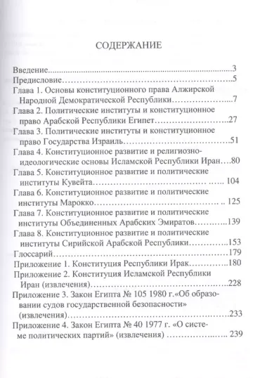 Конституционное право стран Ближнего Востока и Северной Африки (Алжир, Египет, Израиль, Иран, Кувейт, Марокко, АОЭ, Сирия)