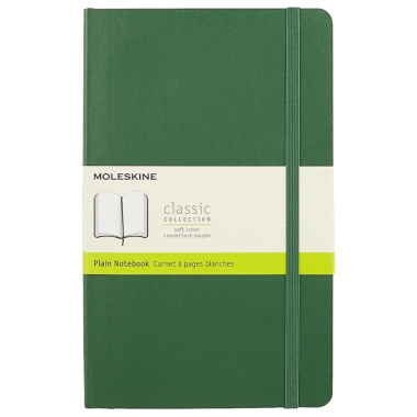 Записная книжка Moleskin Classic Soft Large, зелёная, 96 листов, А5