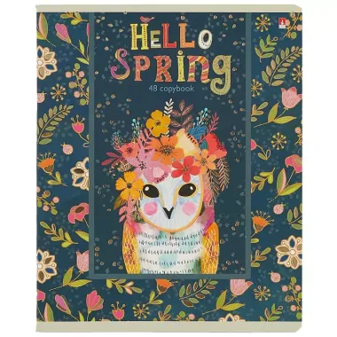 Тетрадь в клетку Альт, Hello spring, 48 листов, в ассортименте