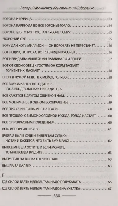 Крылатые выражения, литературные образы и цитаты из басен Ивана Андреевича Крылова