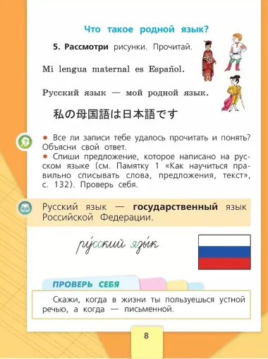 Русский язык. 1 класс. Учебник
