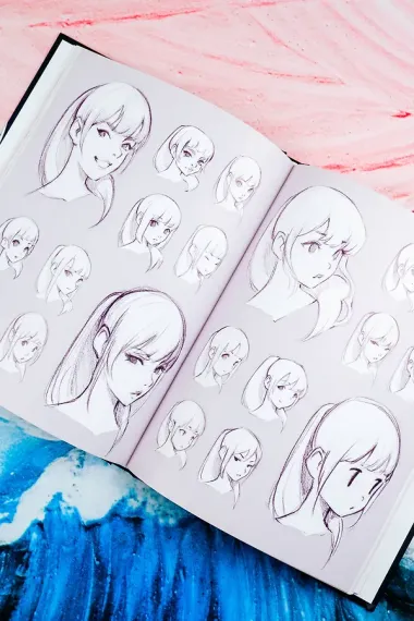 Sketch with Asia. Рисуем в стиле аниме и манга
