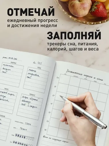 Дневник питания и тренировок. 12 недель на пути к себе (лимон)