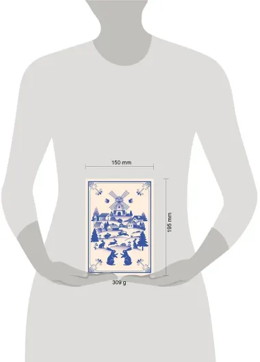 Блокнот Жили-были. Гжель «Зайчики» (формат А5, 144 стр., блинтовое тиснение, тонированный блок)