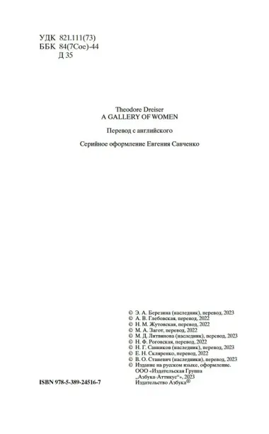 Галерея женщин