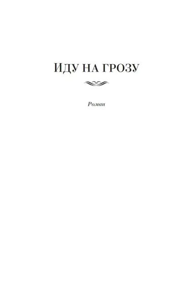 Иду на грозу. Мой лейтенант