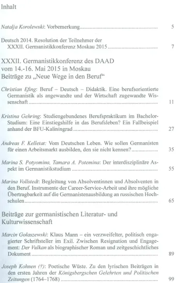 Das Wort. Germanistisches Jahrbuch Russland 2014/2015