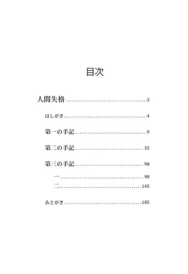 Исповедь «неполноценного» человека (книга для чтения на японском языке)